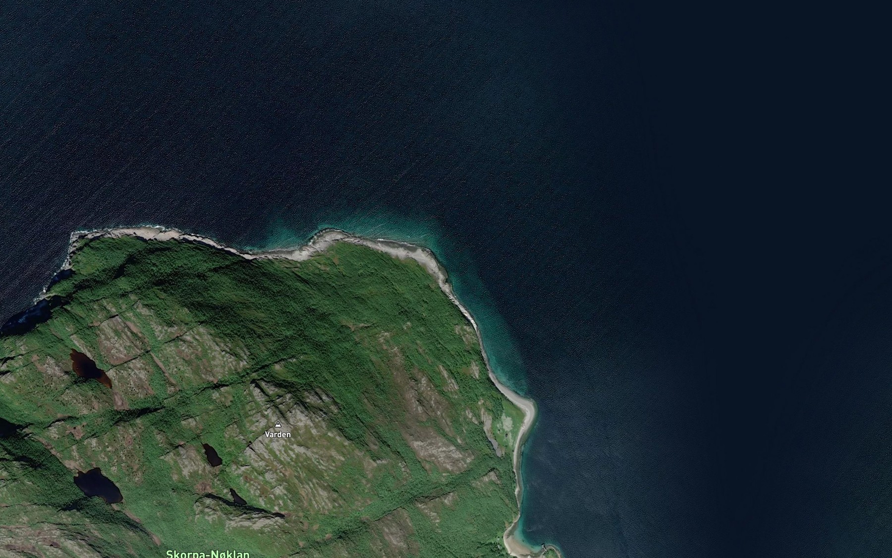 Satellite map of the Trollhamna