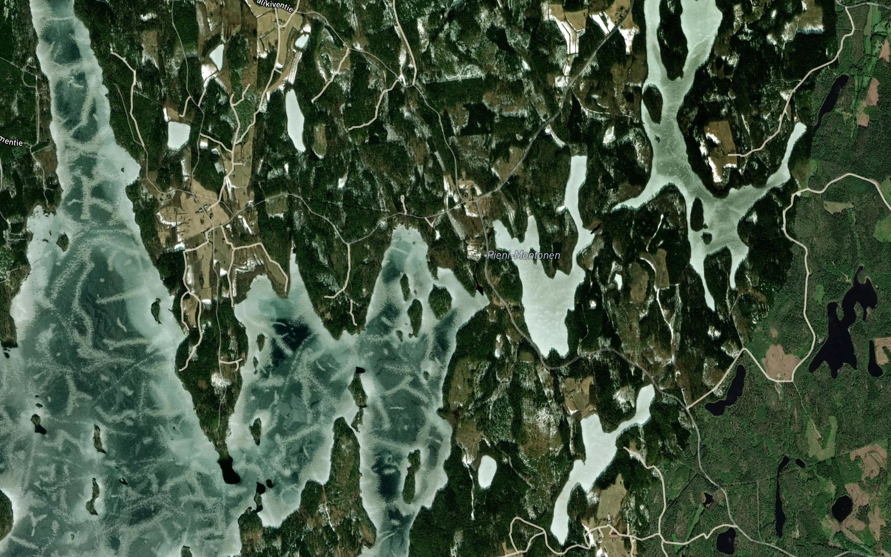Satellite map of the Jurkko