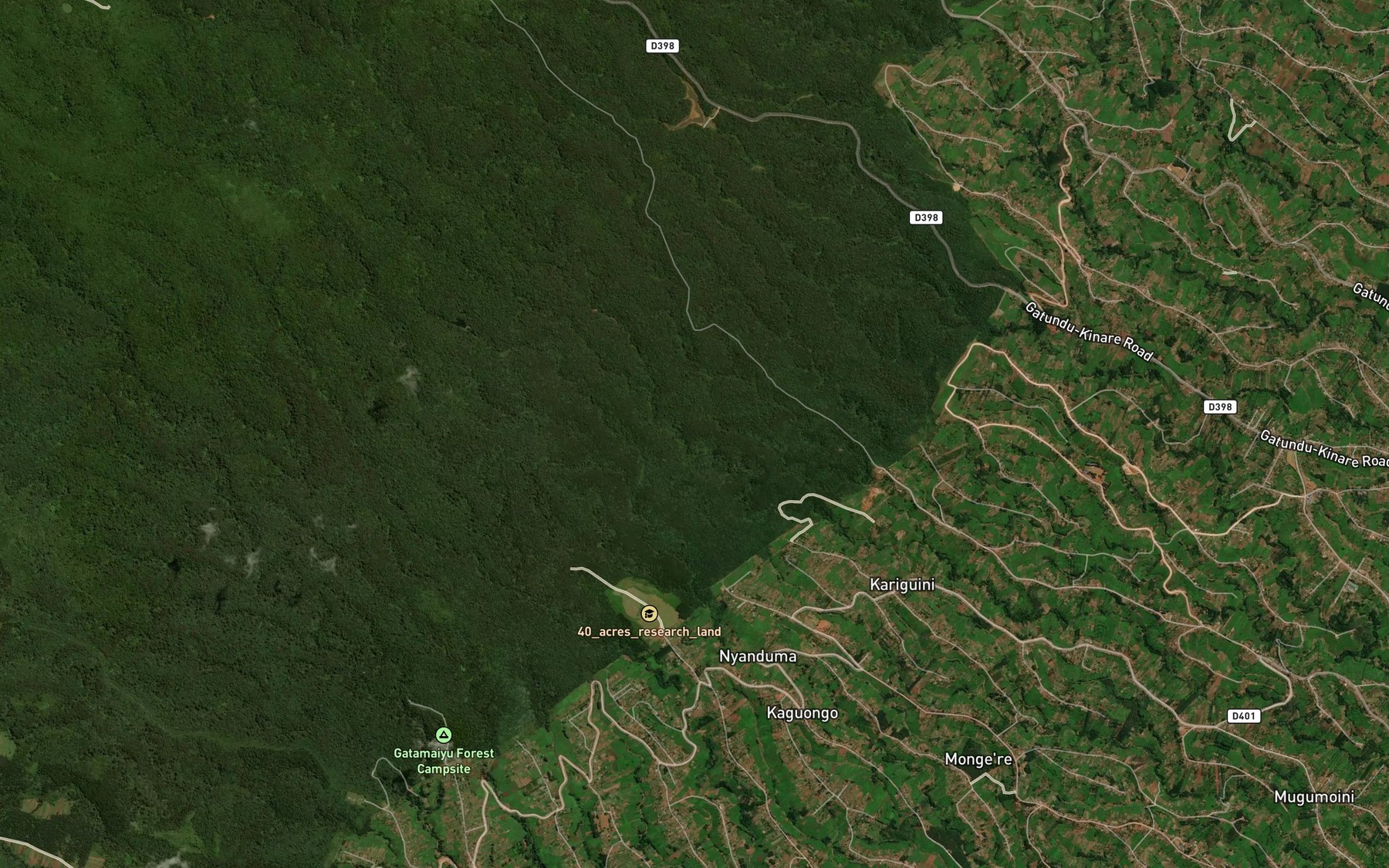 Satellite map of the Sugumi