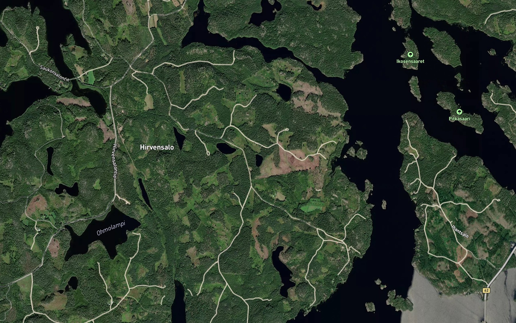 Satellite map of the Poytalampi