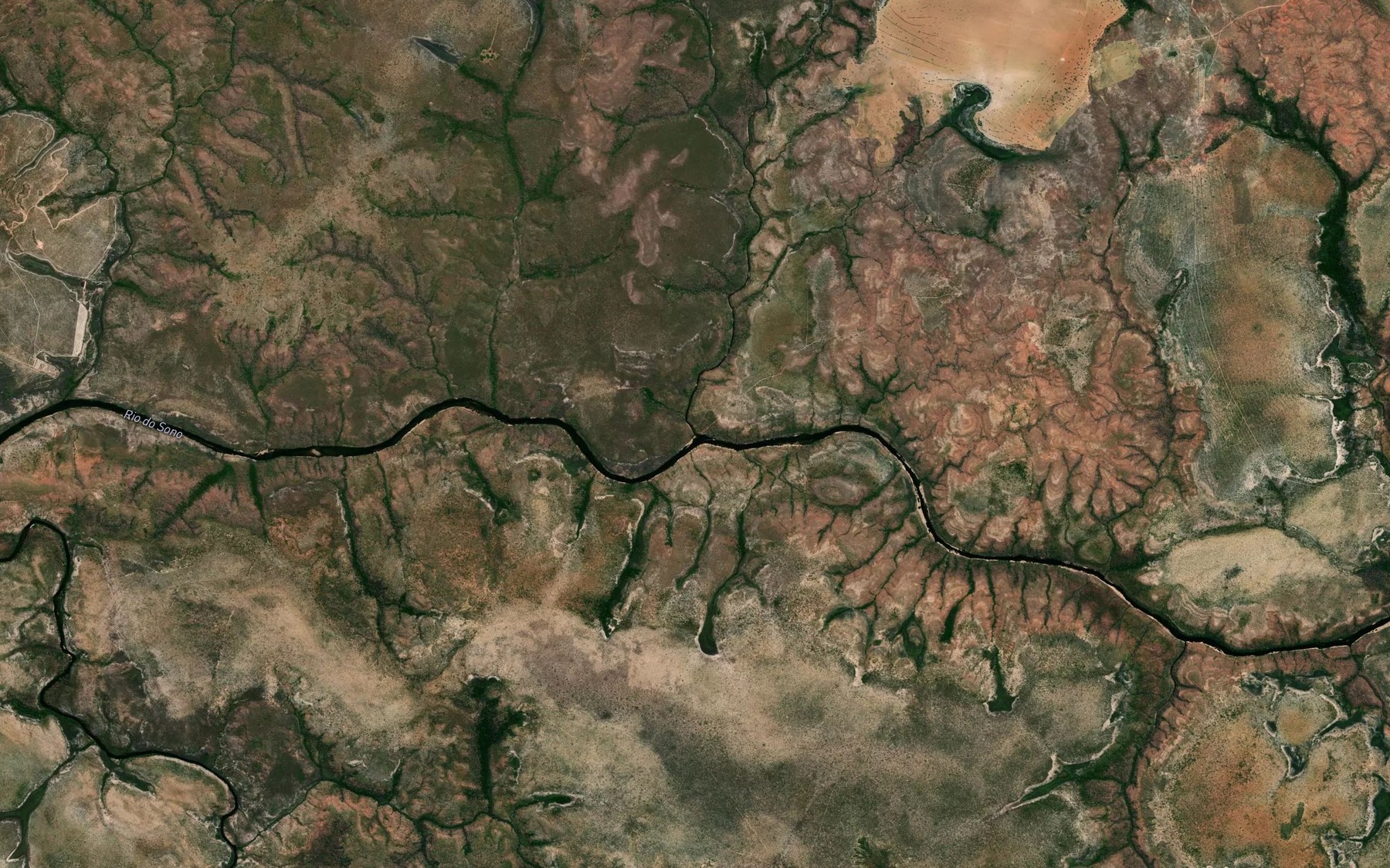 Satellite map of the Corrego Lijeirao