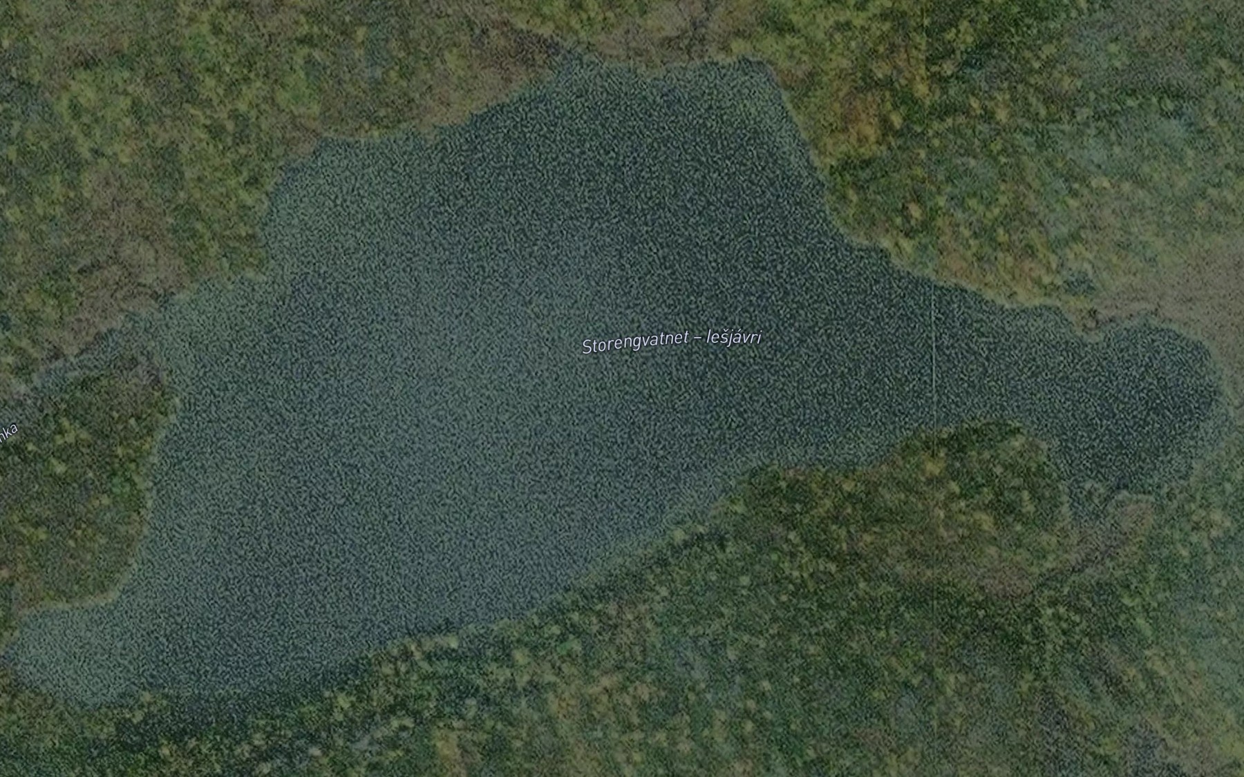 Satellite map of the Storengvatnet