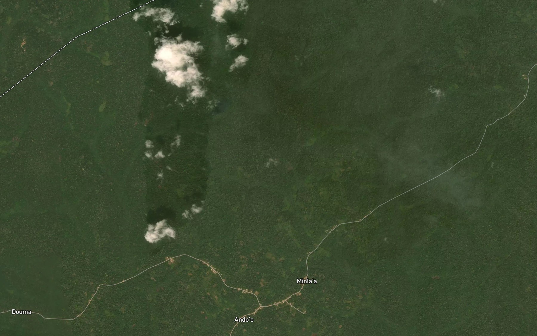 Satellite map of the Bisoua