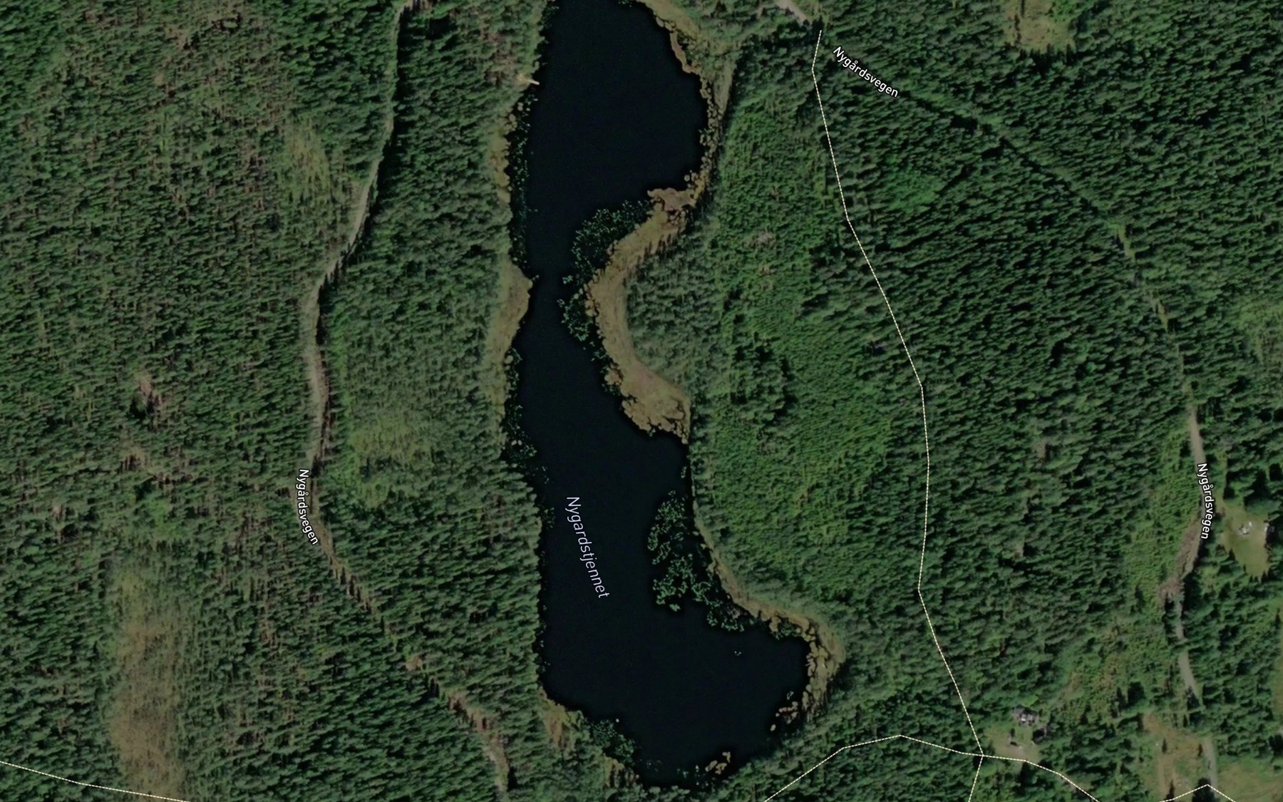 Satellite map of the Nygardstjernet