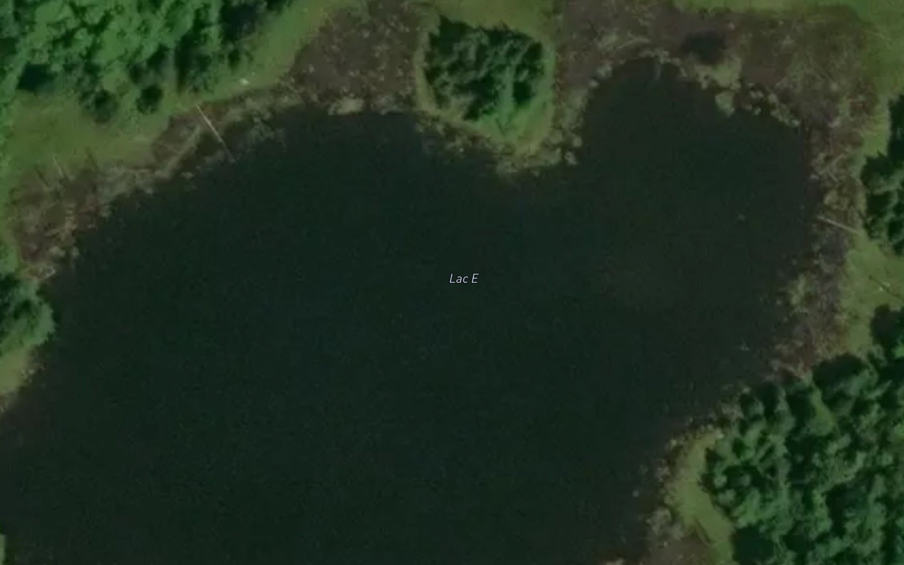 Satellite map of the Lac E