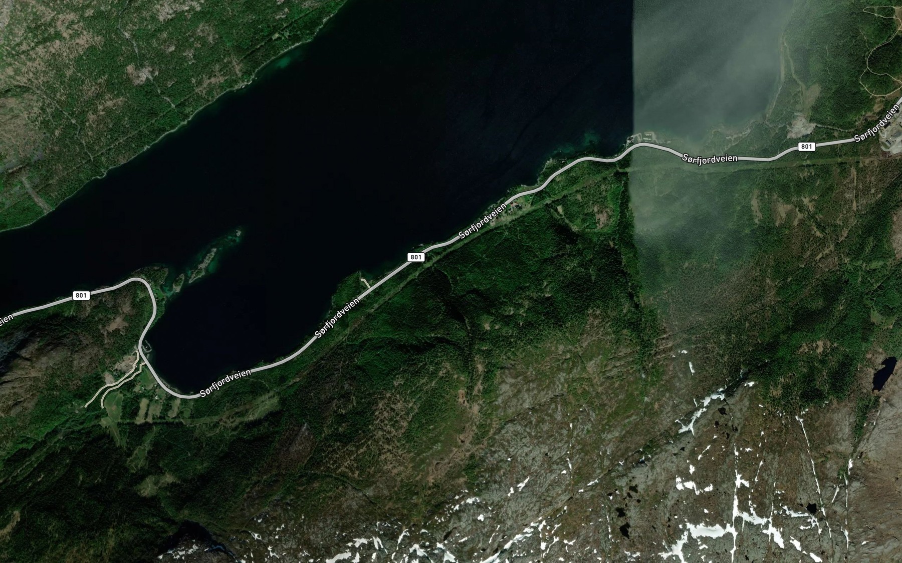 Satellite map of the Masterelva