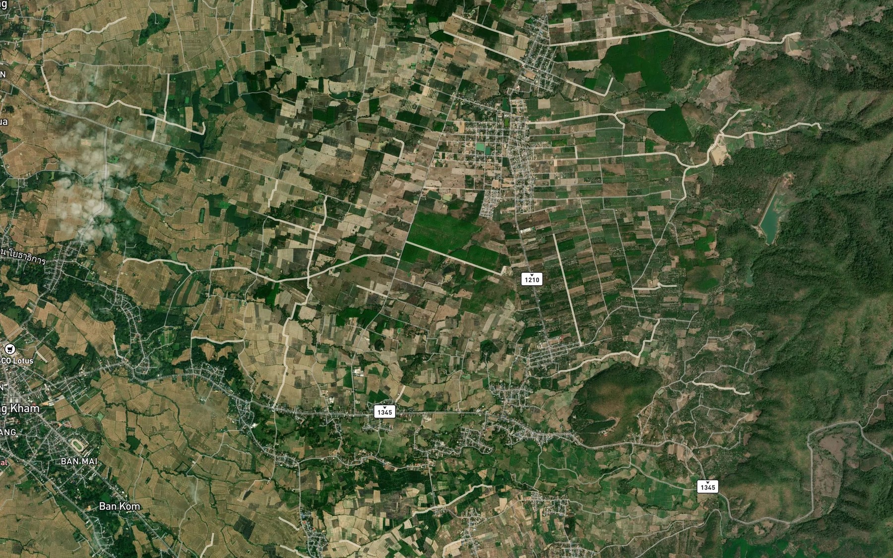 Satellite map of the Nong Bua