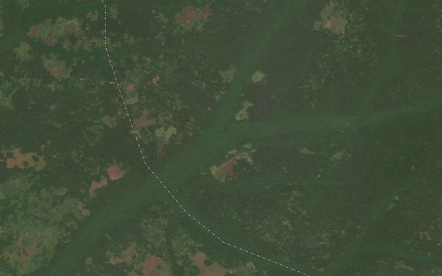 Satellite map of the Keya