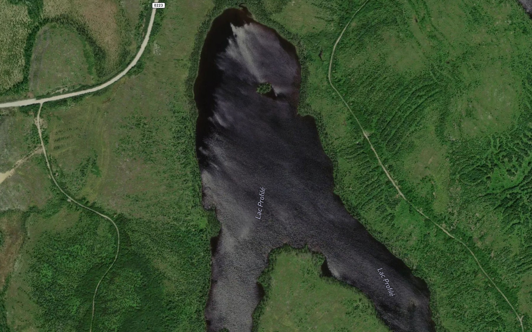 Satellite map of the Lac Profile