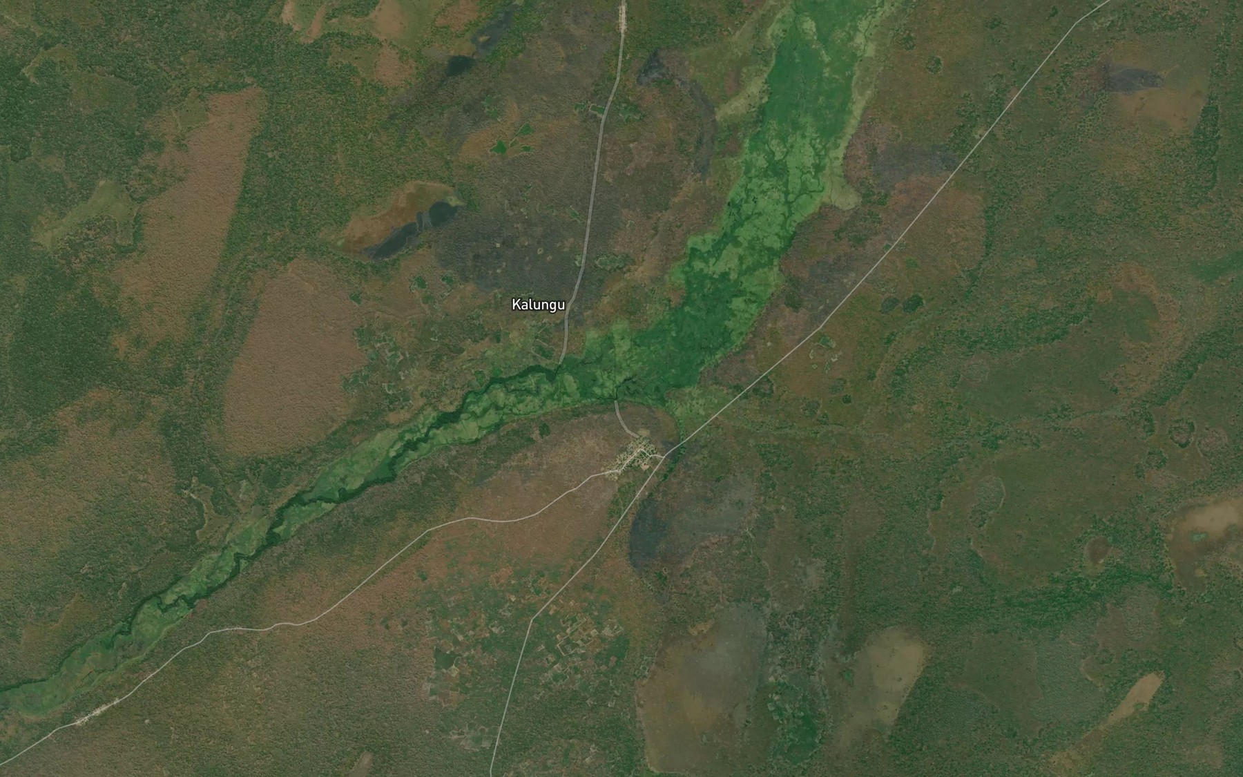 Satellite map of the Lungulangula