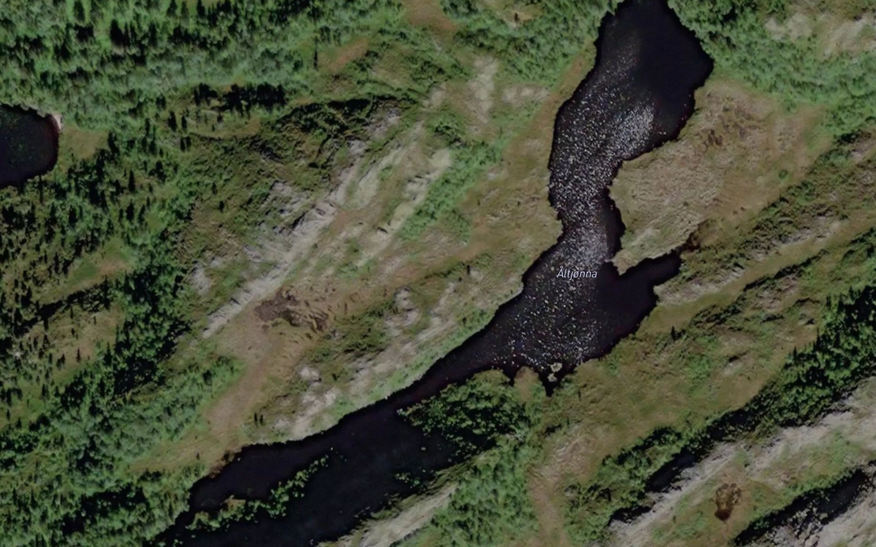 Satellite map of the Altjorna