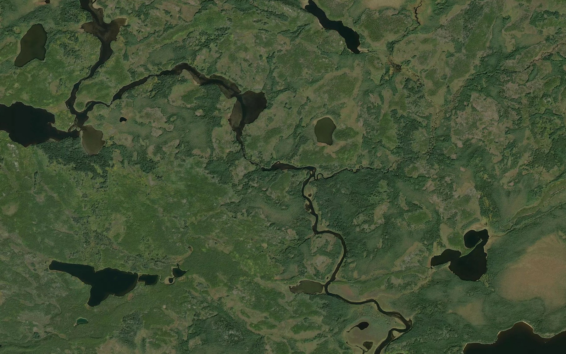 Satellite map of the Lynxhead Rapids