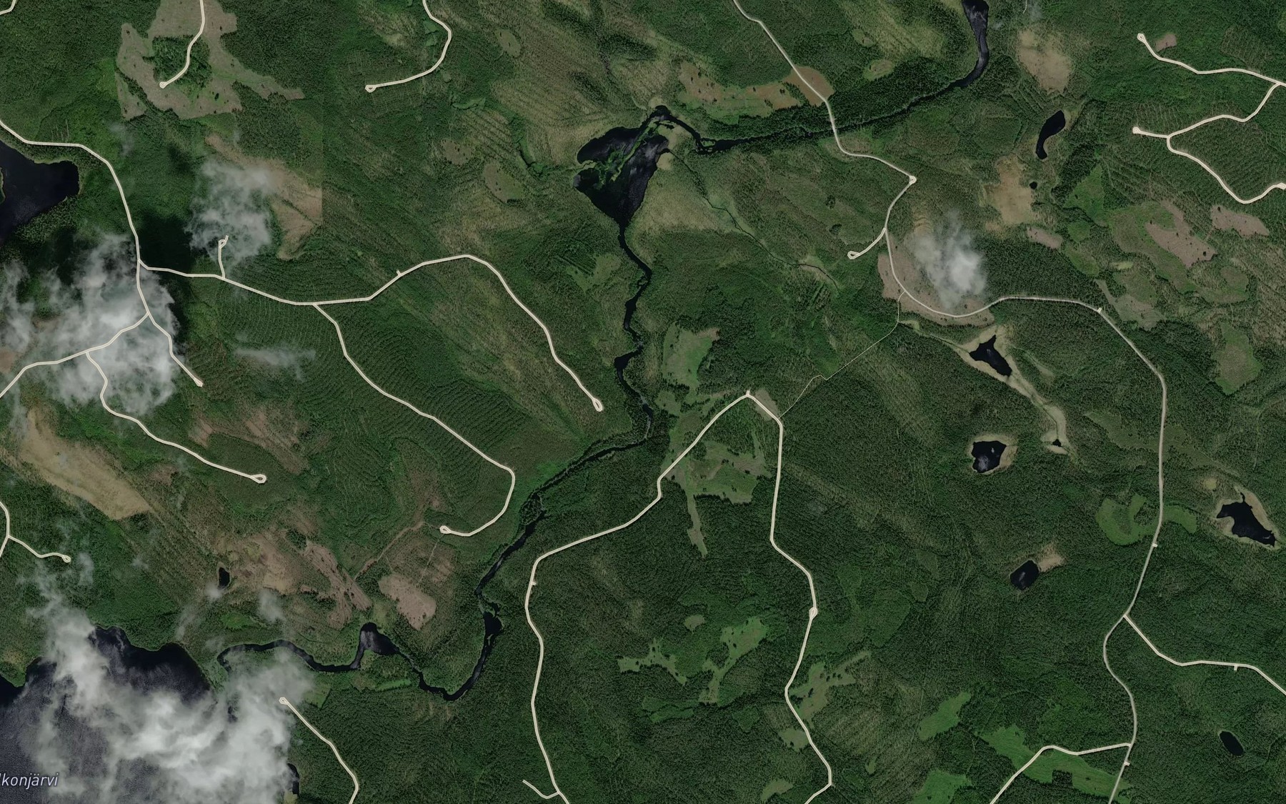 Satellite map of the Alin Keskuskankaankoski