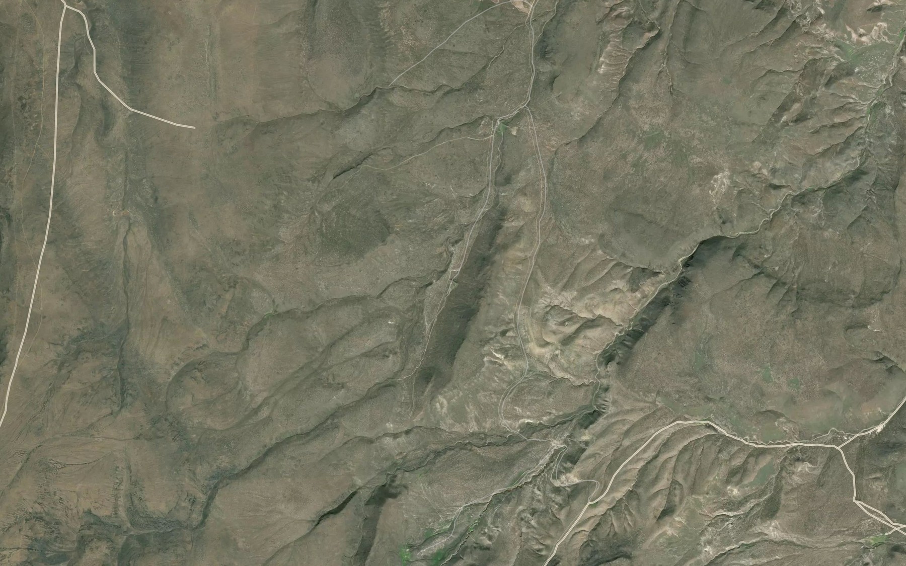 Satellite map of the Upper Kane Spring Reservoir