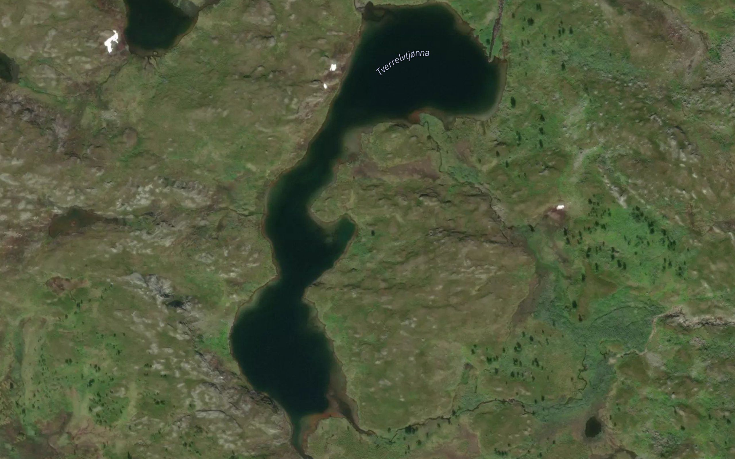 Tverrelvtjorna