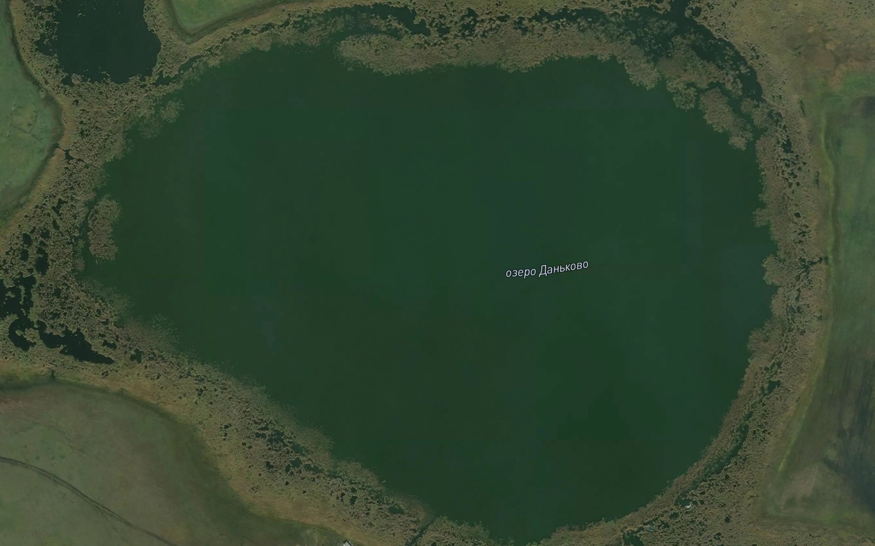 Satellite map of the Ozero Dan'kovo