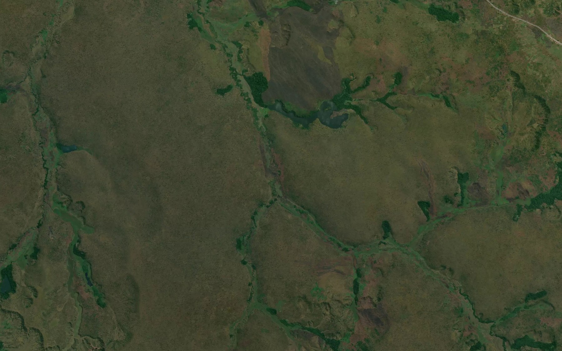 Satellite map of the Luemba