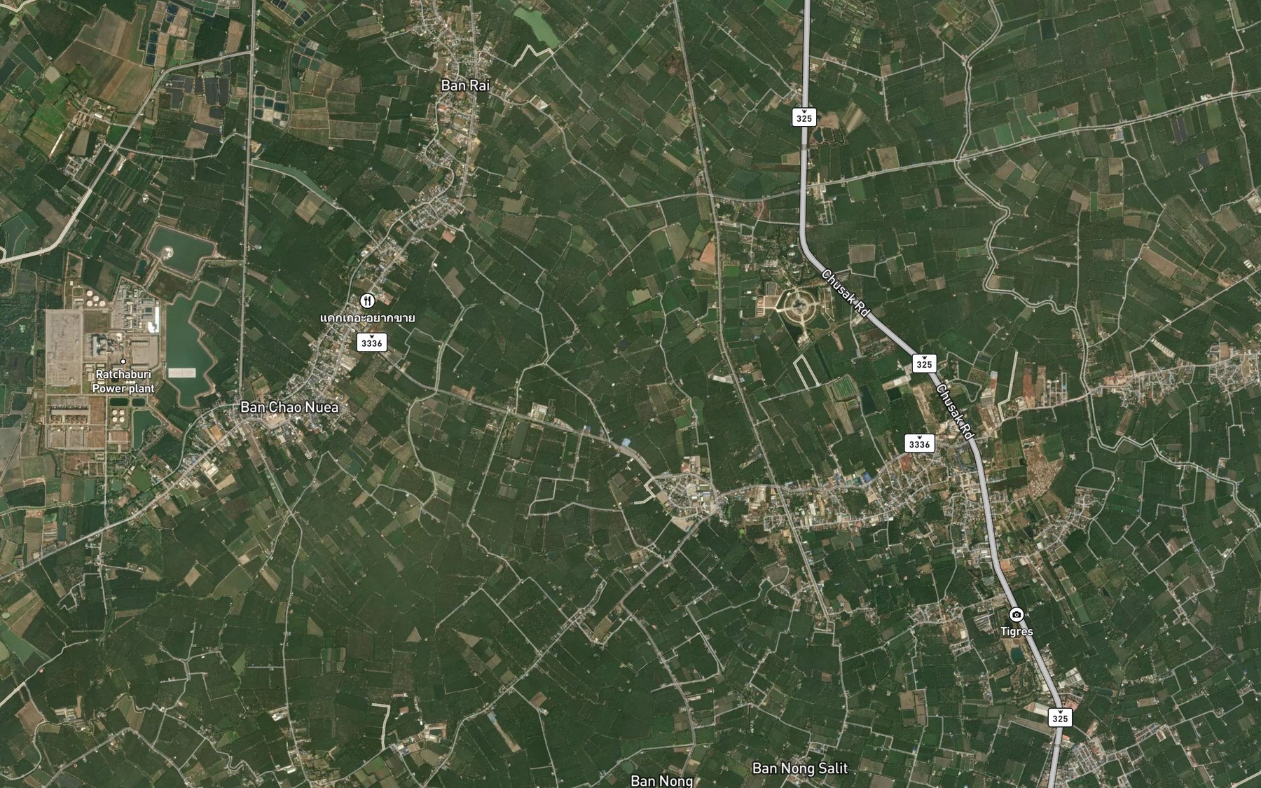 Satellite map of the Khlong Khut Mai