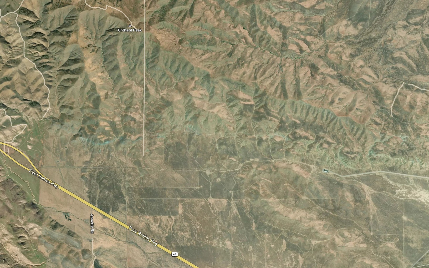Satellite map of the Aido Spring