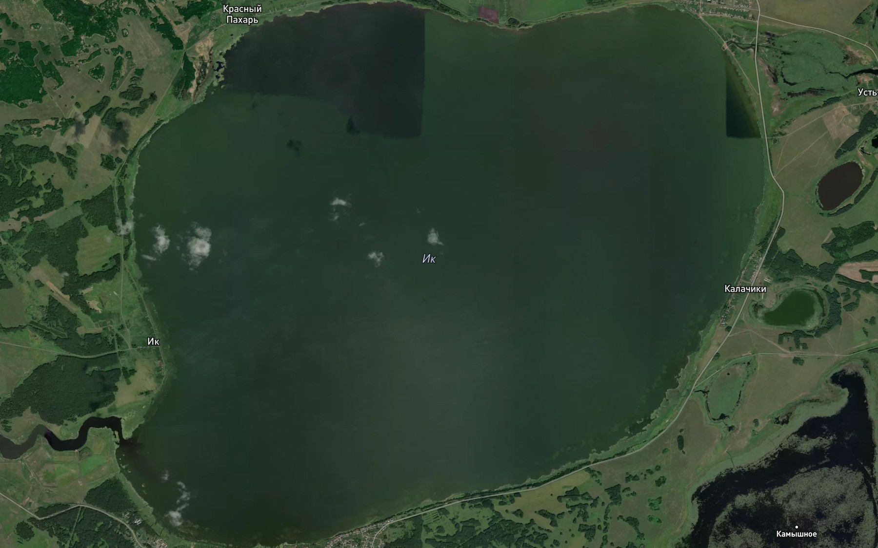 Satellite map of the Ozero Ik