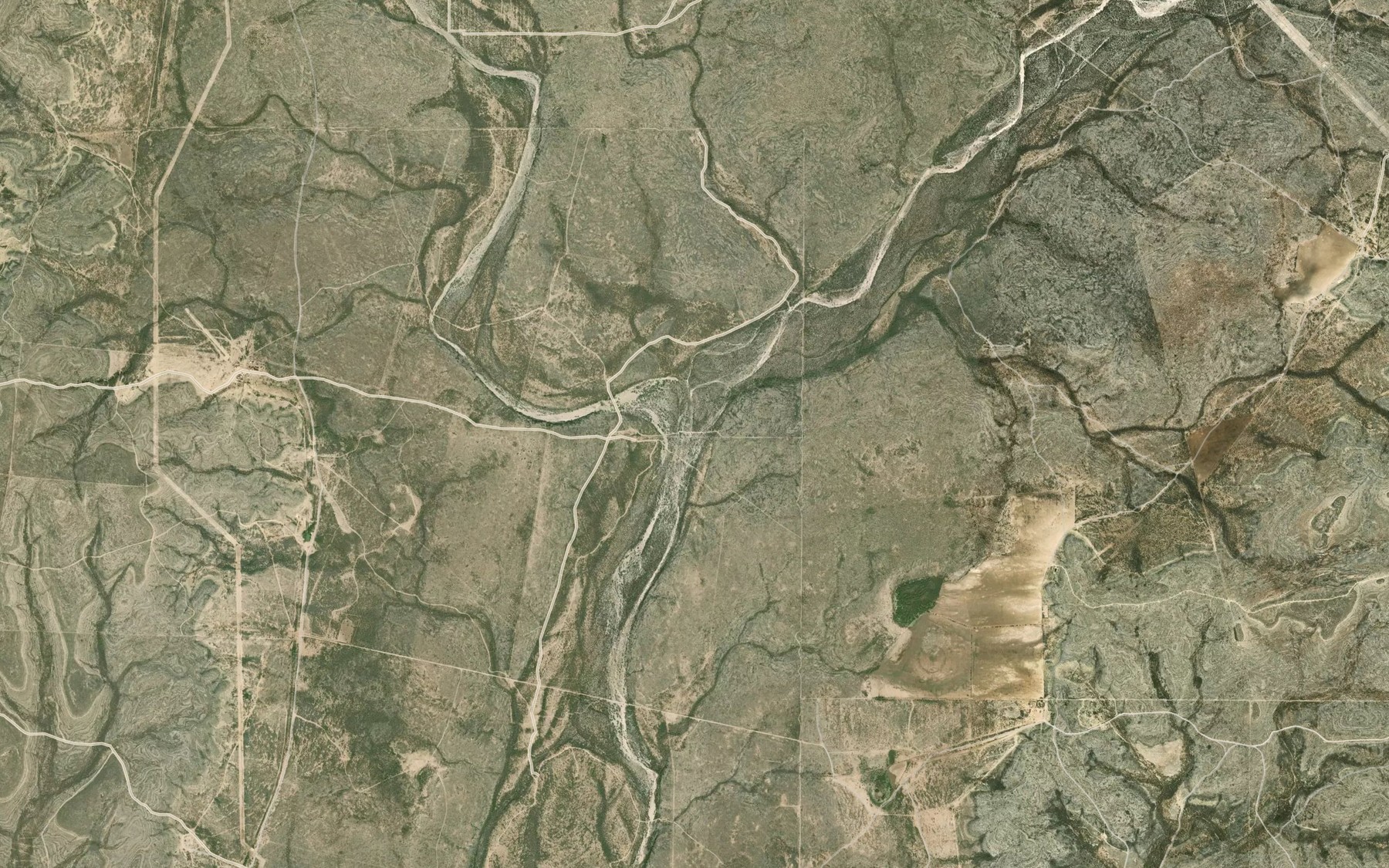 Satellite map of the West Fork Sycamore Creek