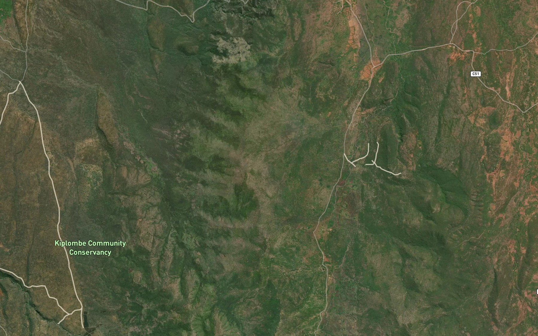Satellite map of the Chebinyiny