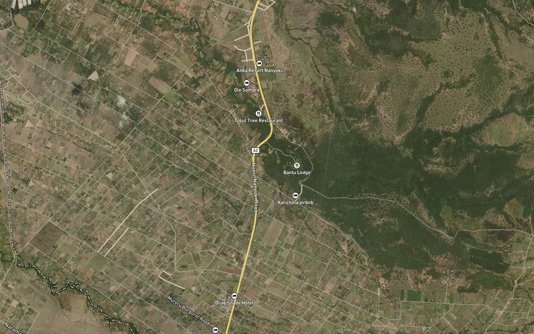 Satellite map of the Wuguziru