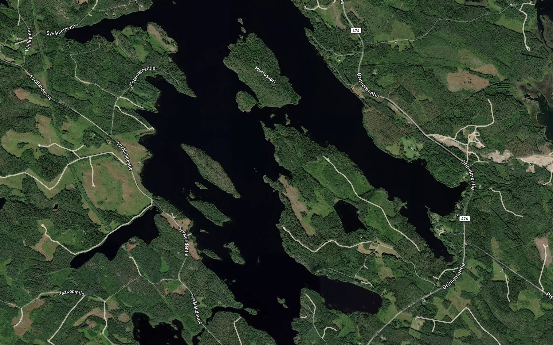 Satellite map of the Selkalahti