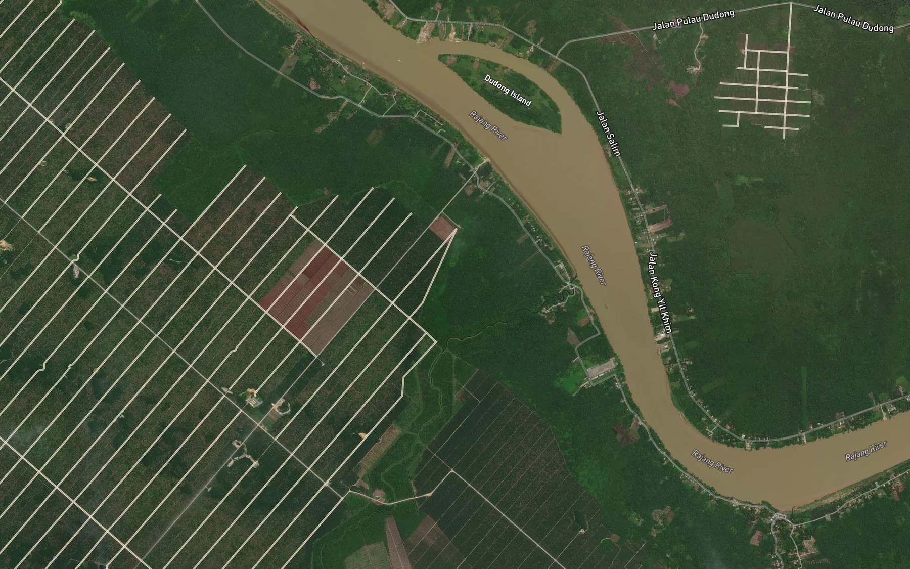 Satellite map of the Sungai Naman