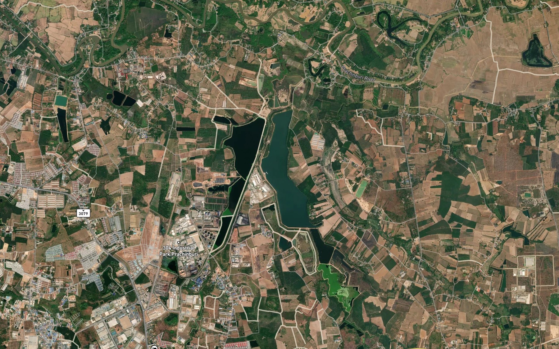 Satellite map of the Ang Kep Nam Thung Sup