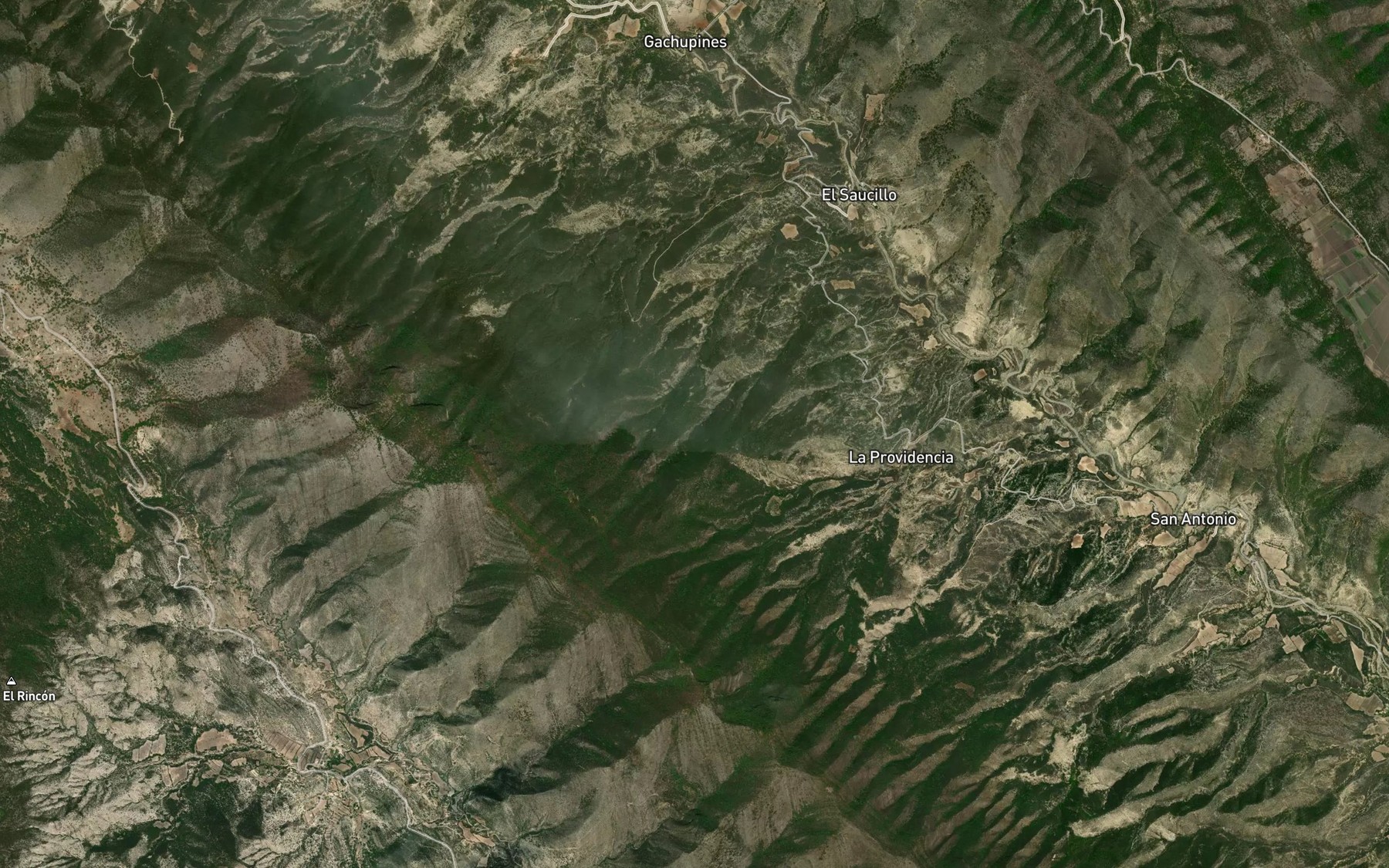 Satellite map of the Los Tuertos