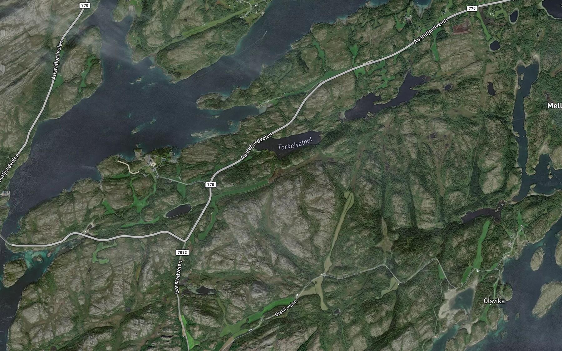 Satellite map of the Langmyro