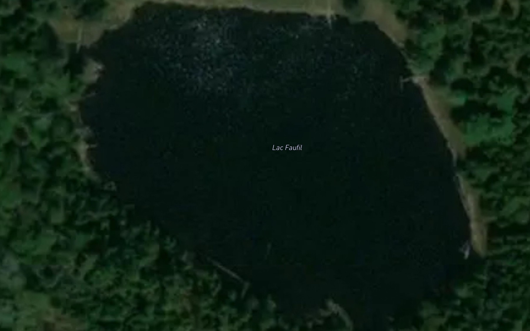 Satellite map of the Lac Faufil
