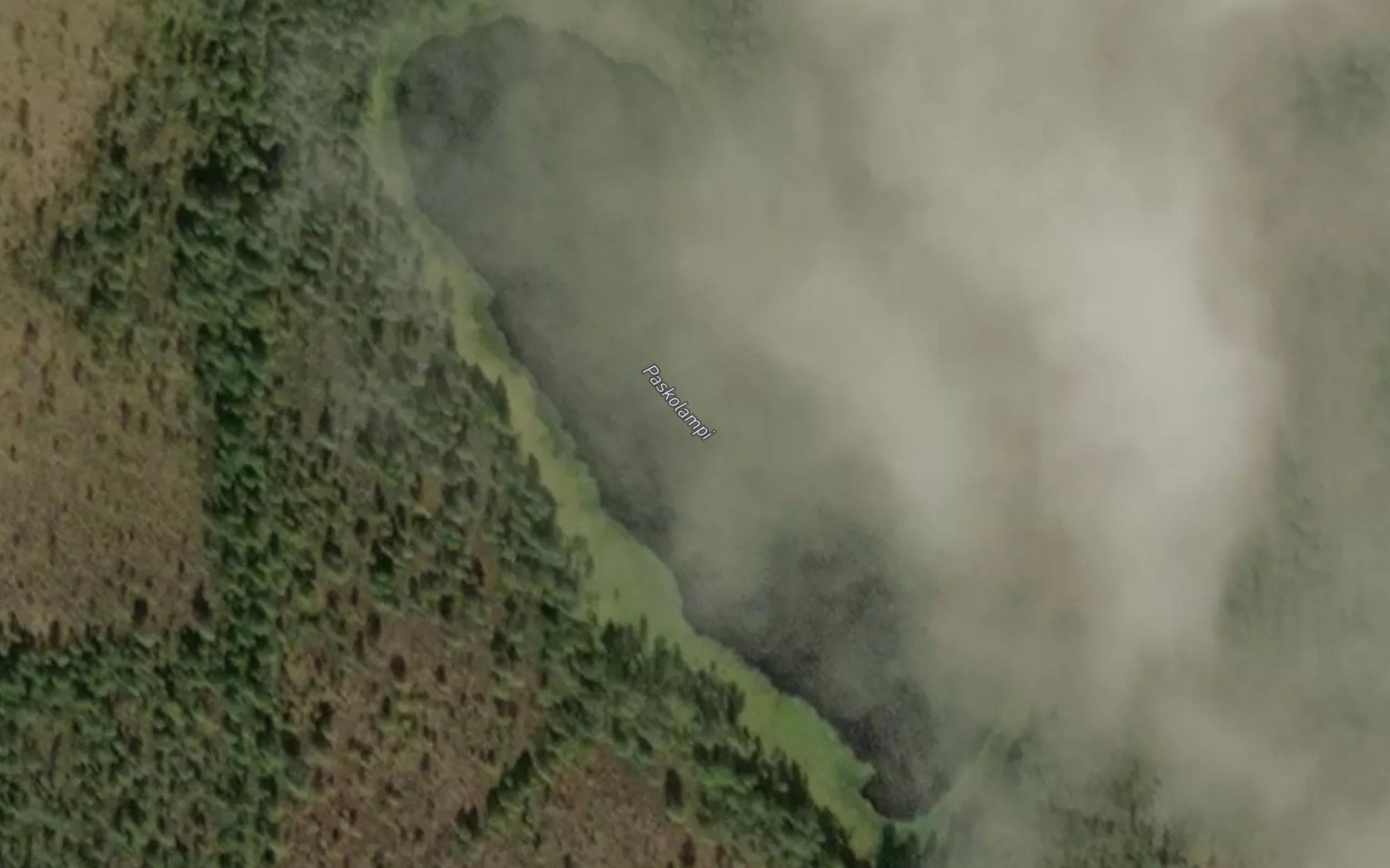 Satellite map of the Paskolampi