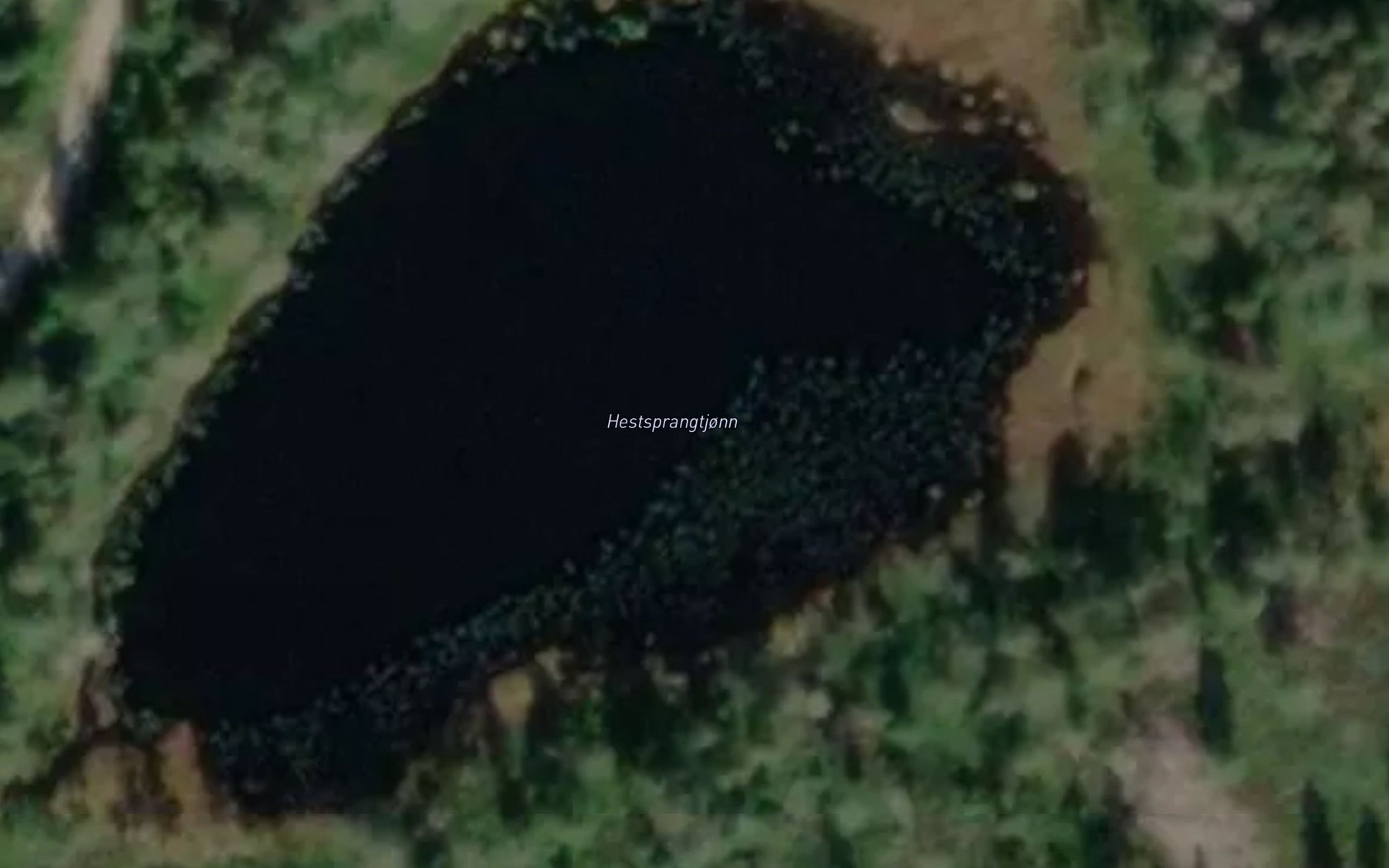 Satellite map of the Hestsprangtjonn