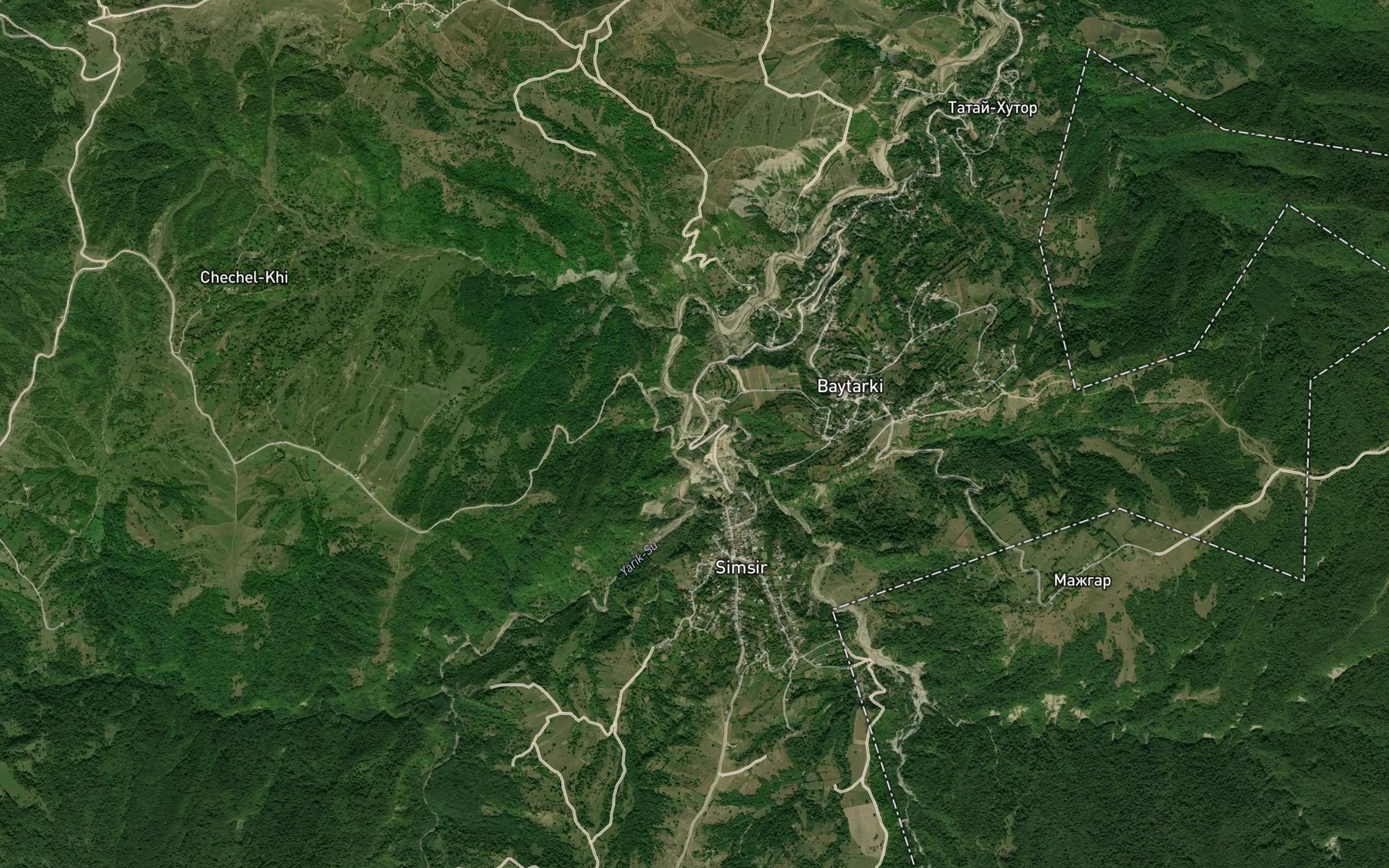 Satellite map of the Chunchbuzunkal