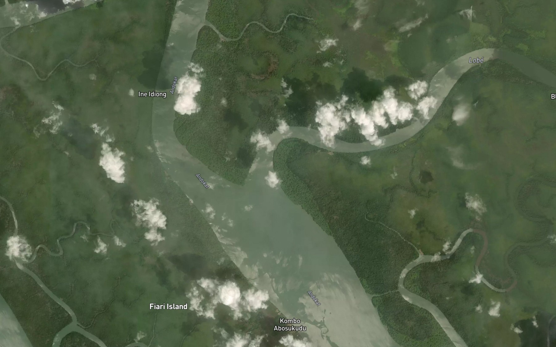 Satellite map of the Massaka