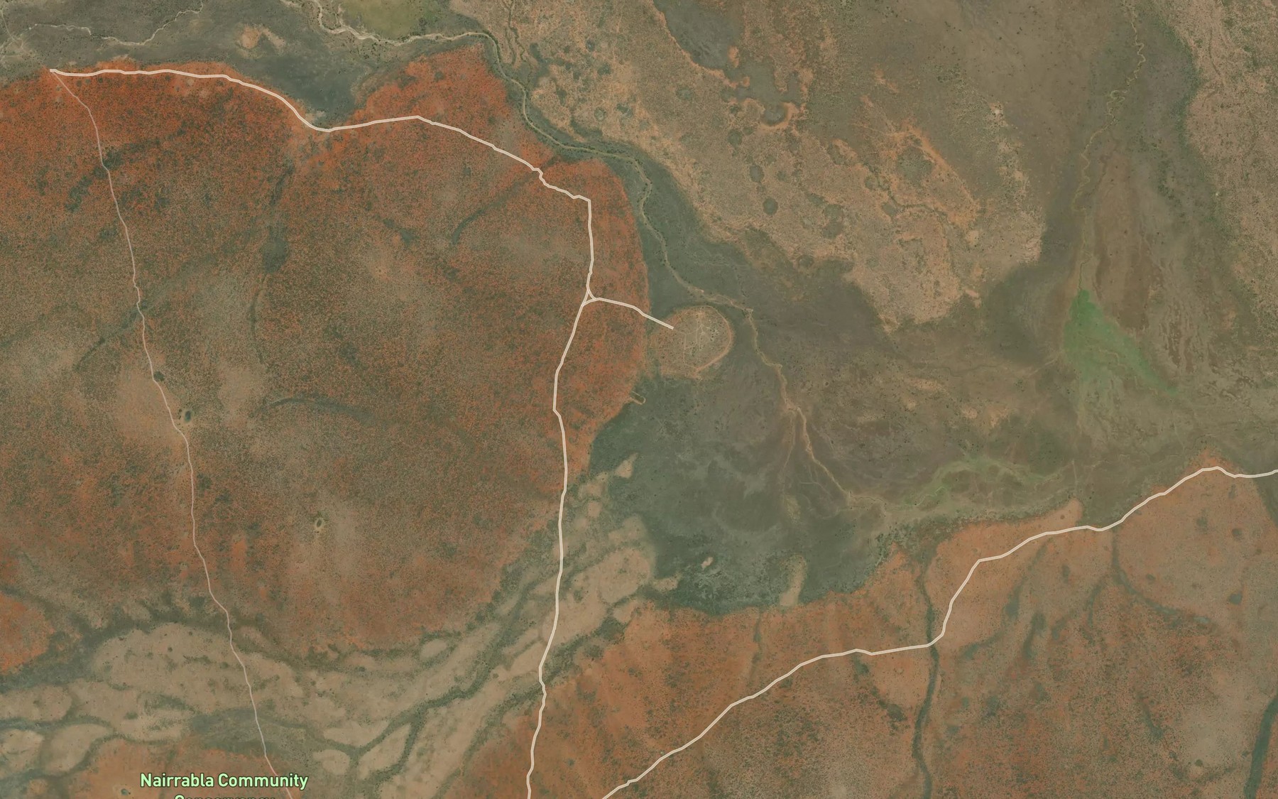 Satellite map of the Risa Dam