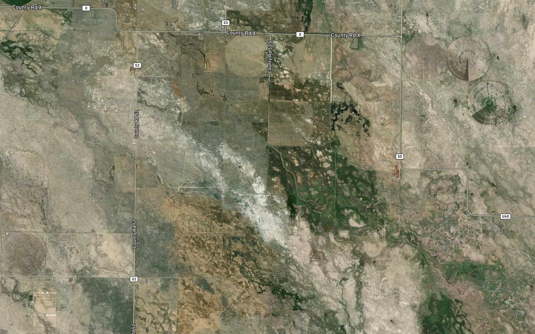 Satellite map of the Campbell Number 6