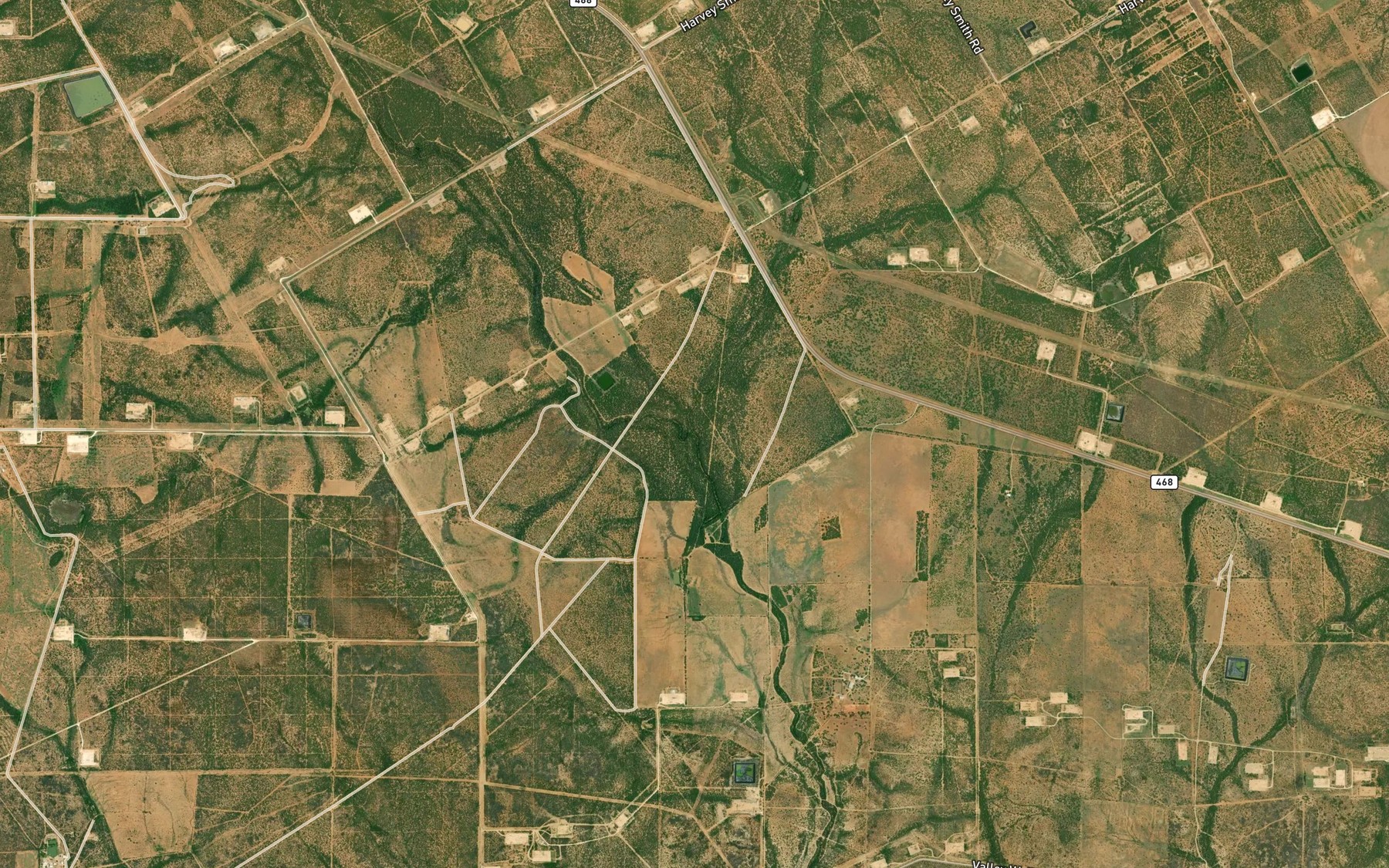 Satellite map of the Sage Creek