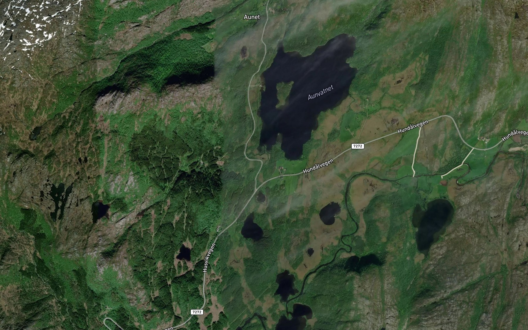 Satellite map of the Svartbekken