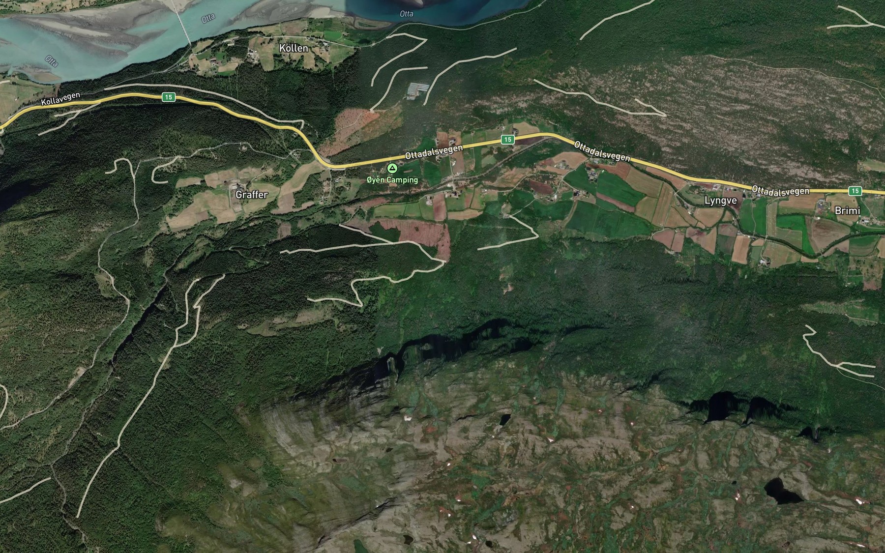 Satellite map of the Smorgrove