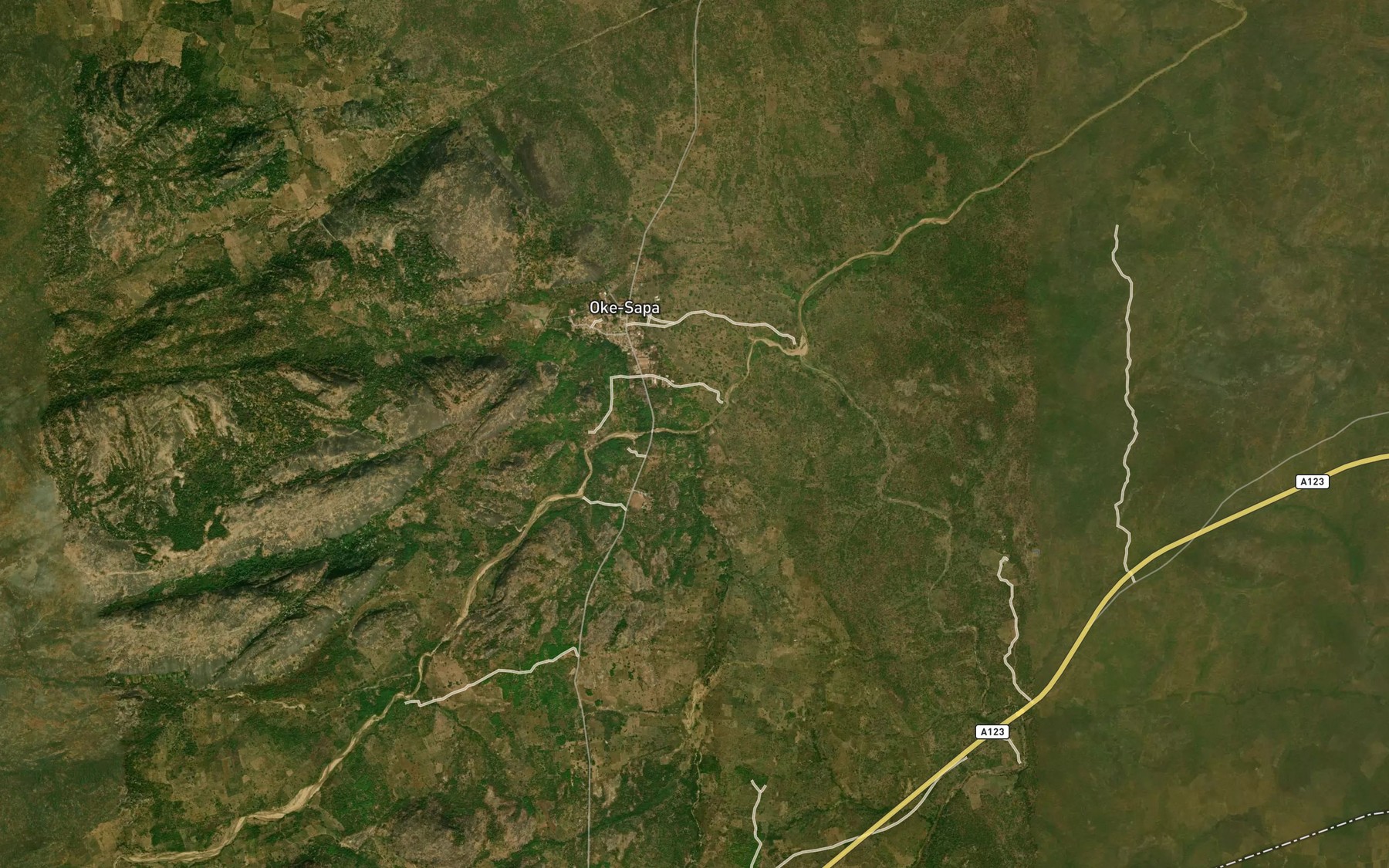 Satellite map of the RiverAwele