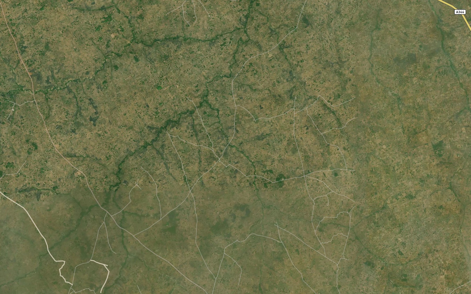 Satellite map of the River Udoki