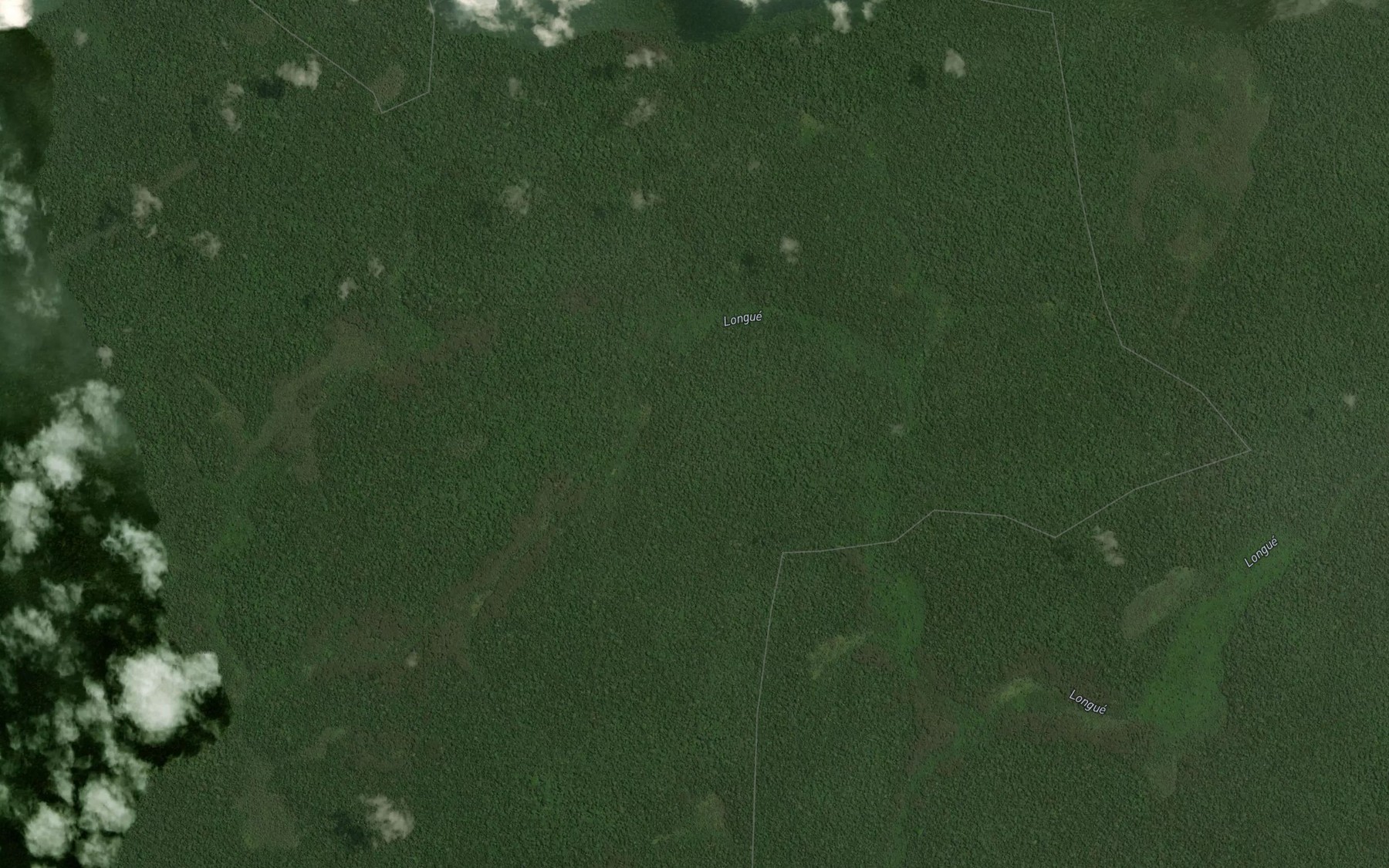 Satellite map of the Longe