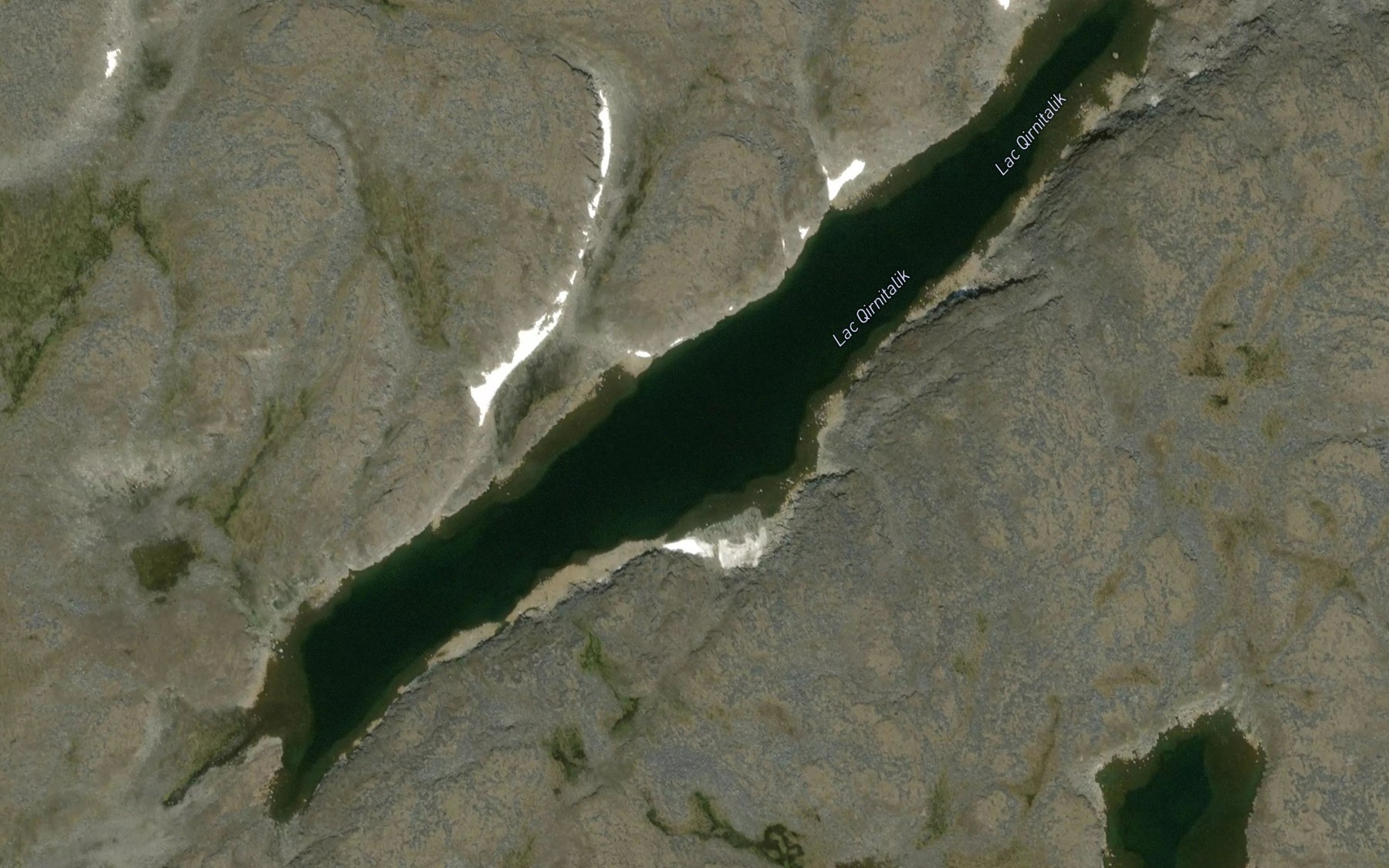 Satellite map of the Lac Qirnitalik