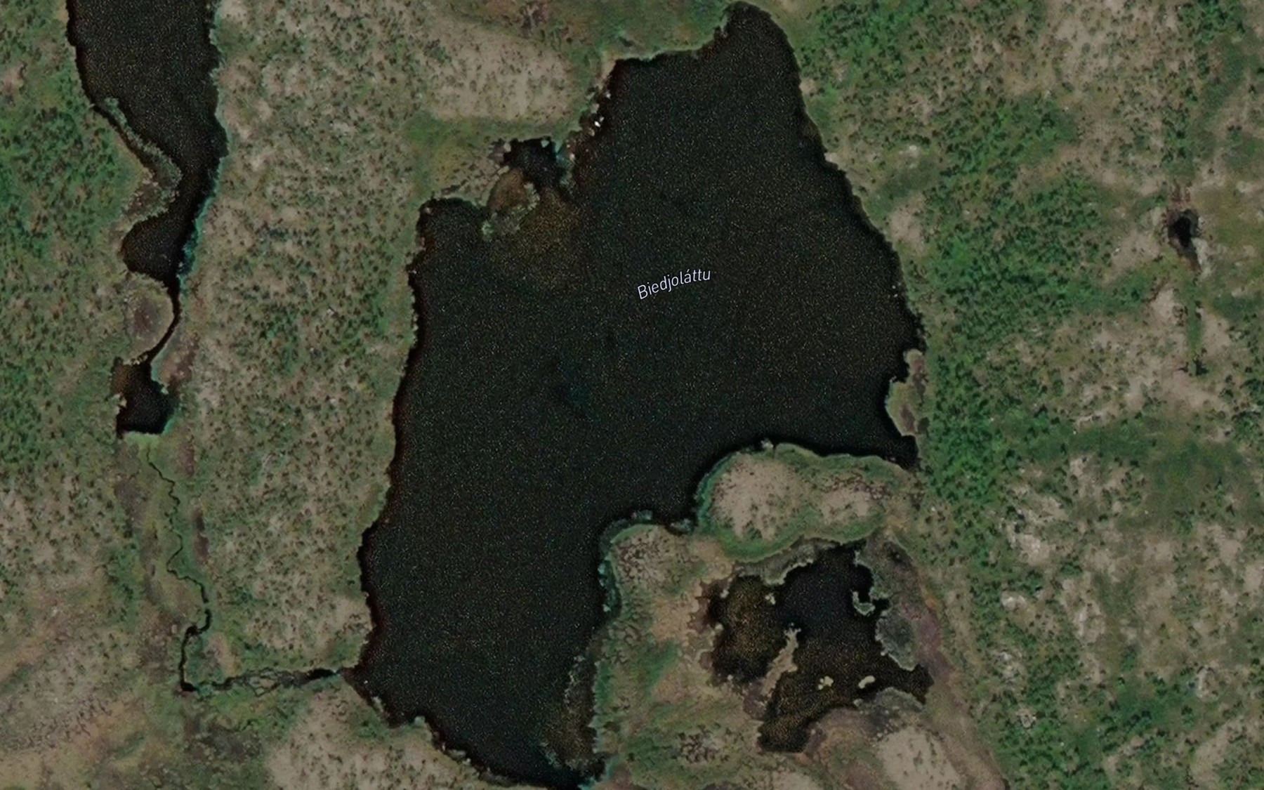 Satellite map of the Bieddjuladdo