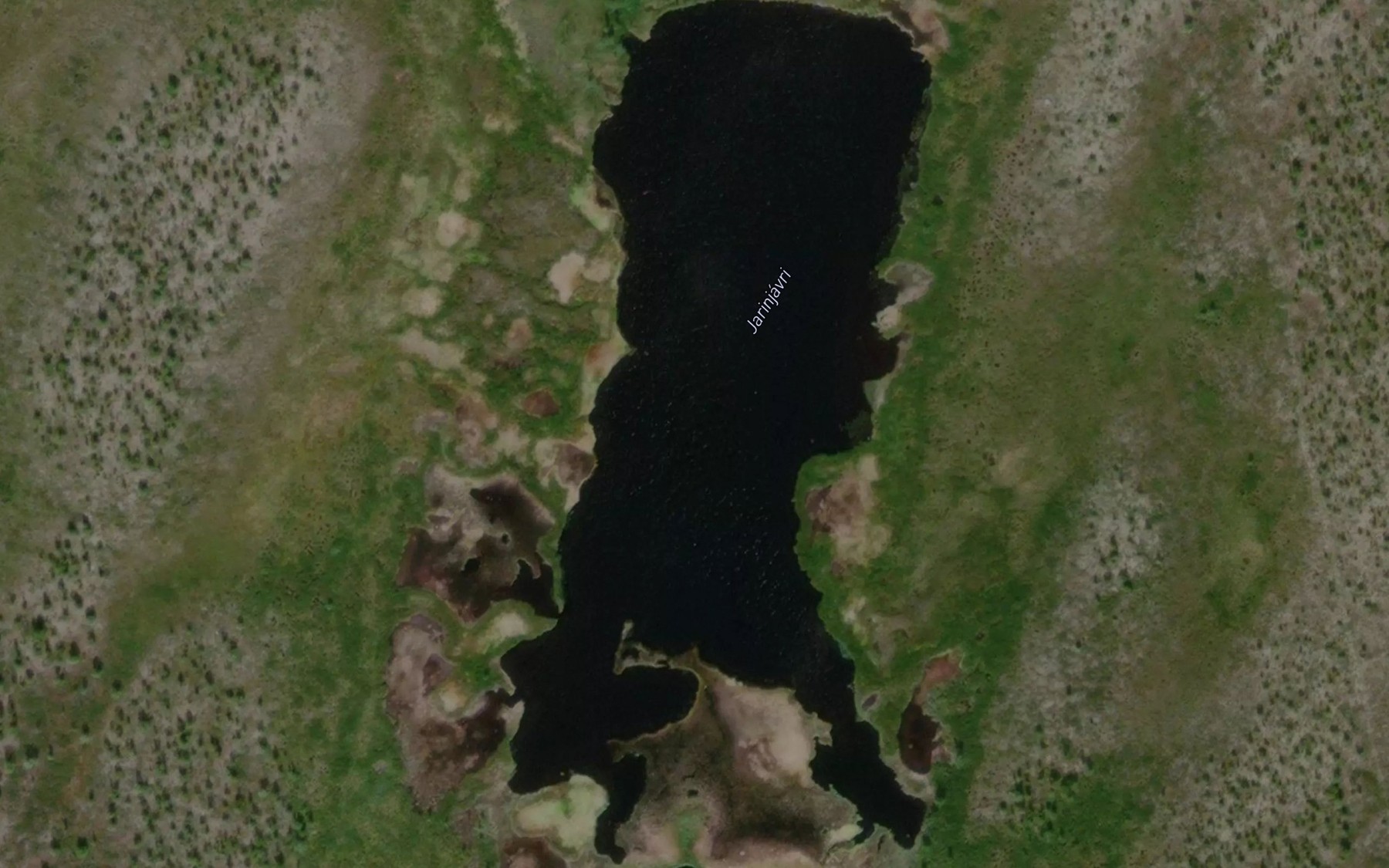Satellite map of the Jarinjavri