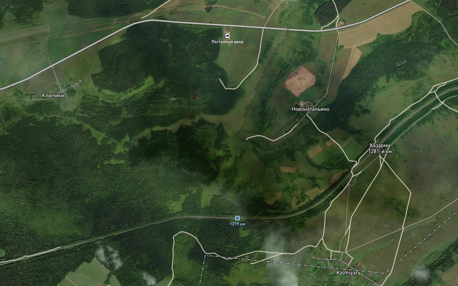 Satellite map of the Bikbardinka