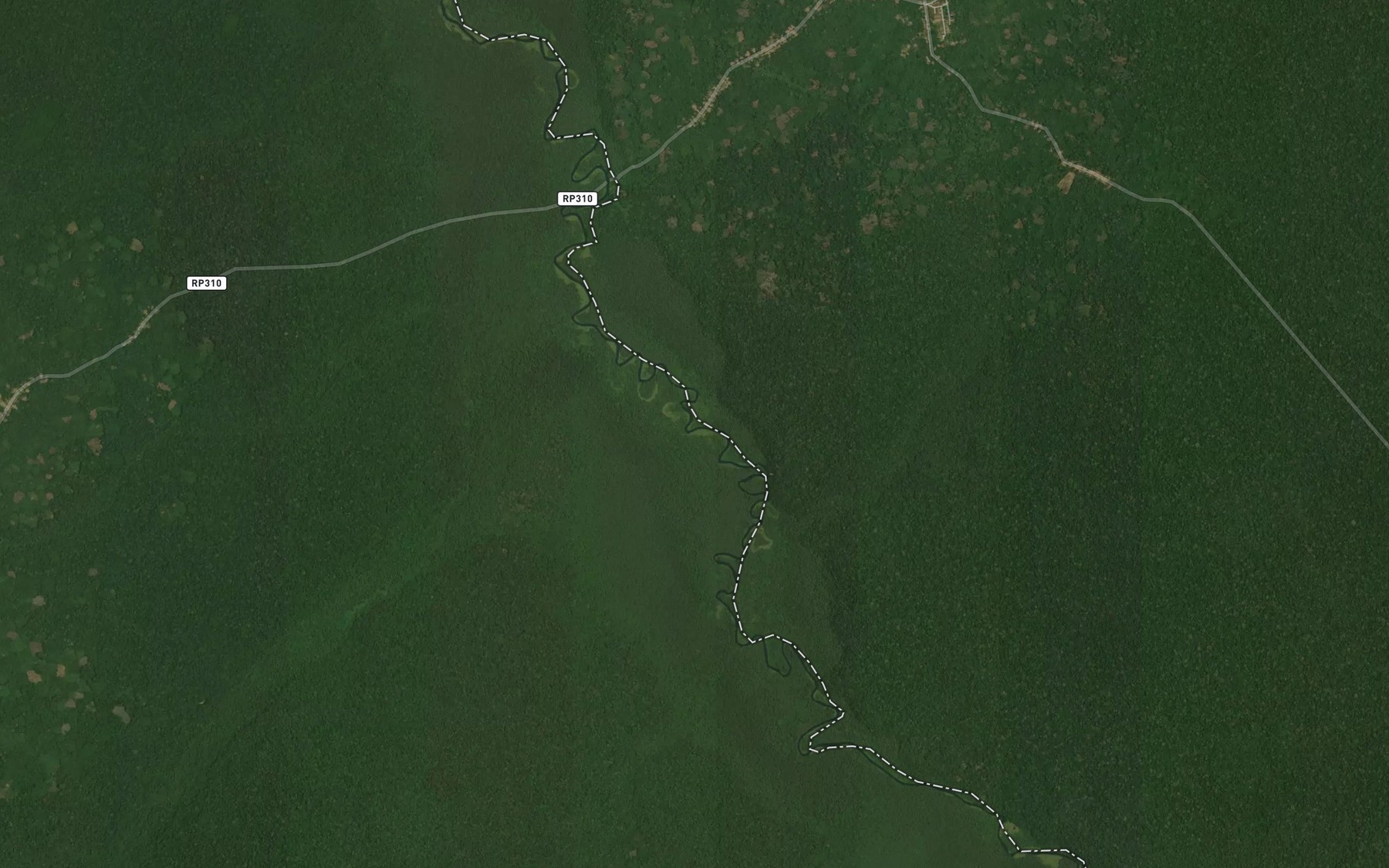 Satellite map of the Pembe